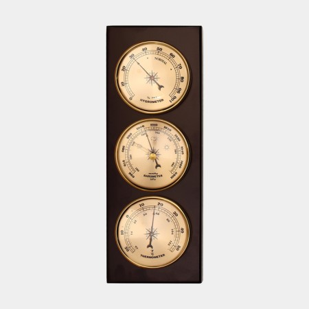 Mechanical barometer, with a weather station, 32 x 11 x 3.5 cm-6
