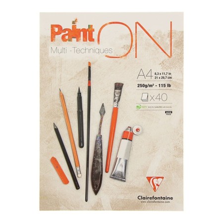 Album for mixed technicians, A4, 210x297 mm, Clairefontaine 40 sheets, 250 g/m2, gluing-1