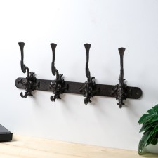 Decorative metal hooks 