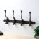 Decorative metal hooks "patterned" 17x44.3x10.5 cm