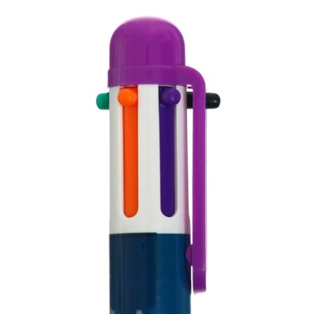 Automatic ballpoint pen, 6-colored, "pony" mix (barcode on a piece)-2