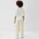 Children's pants Minaku: Fleece Soft, beige color, height 110 cm