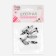 The base for brooches, 2 holes, 20 mm, 10 pcs, silver color
