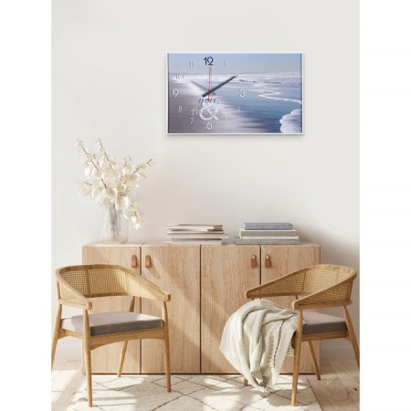 Carty clock, interior "shore", 57 x 35 x 4 cm, silent-1