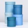 Set of round boxes 5 in 1, "malachite", 20 x 20 x 20 - 14 x 14 x 14 cm