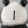 The piggy bank "Panda Burning" height is 23 cm, width 16 cm, length 14.5 cm.