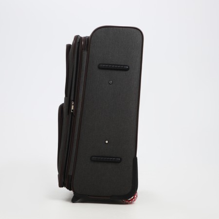 Big suitcase 28 ", a lightning department, code castle, 3 wheels, 2 outer pockets, brown color-3