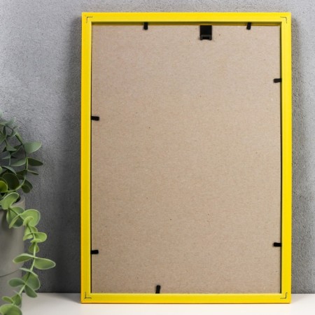Photo frame plastic 21x30 cm yellow (106)-3