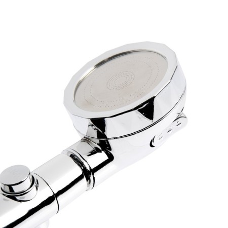 Showing watering can Zein Z0014, plastic/stainless steel, 3 modes, microscopic dots, chromium color-7