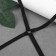 The straps of textile, cross -shaped, 1 cm, black color
