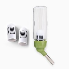 Drill for rodents, 80 ml, fastening-spring, and two interchangeable filters, green