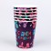 A one -time paper glass "Happy Birthday" balls, set 6 pcs, 250 ml