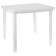 Square table, 80x80x74 cm, white color