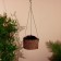 Suspended pot "Love" coconut fiber 19x18x70 cm