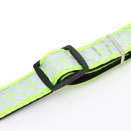 Collar with reflective ornament, 55 x 2.5 cm, light green-6