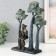 Polystone souvenir "Two in the park. Sit" under metal 23.4x7.4x29.8 cm