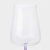A set of glass glasses for the wine Rainbow Fresh, 600 ml, decor, 6 pcs