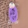 Capricon lace, 15 mm × 10 ± 1 m, lilac color # 4