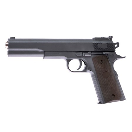 COLT M1911 pistol, with metal elements, 25 cm, shoots 6 mm bullets-1
