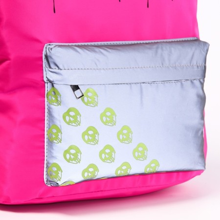A backpack with a reflective pocket, 30 cm x 15 cm x 40 cm "bad girls", villains-4