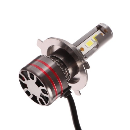 Auto Stuffing LED H4, 12 V, 30 W, 2160 lm, wire 20 cm, white light, 2 pcs-2