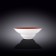 Deep plate Wilmax England Splach, D = 20 cm, 800 ml, red color