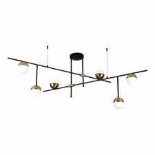 Ceiling Ceiling ST LUCE. SL1507.422.06. Albero. 6x5 watts, G9, 4000k, 163.5x20x75 cm, black color