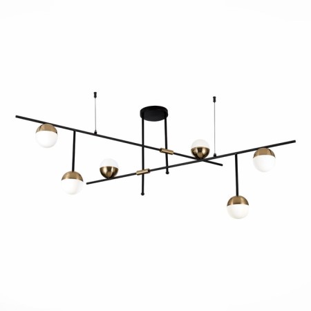 Ceiling Ceiling ST LUCE. SL1507.422.06. Albero. 6x5 watts, G9, 4000k, 163.5x20x75 cm, black color