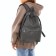 Youth backpack with lightning, 3 pockets, gray color