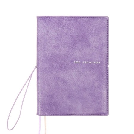 Diary DATIR 2025 A6+ 176l Escalada, Soft Okvl, Single Leather, TIS F, KR BL 70g/M2, Sire-I-1