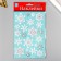 Decorative sticker Room Decor "Snowflakes Silver" 14x21 cm