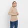 Turtleneck female, beige color, size 50