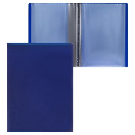 Folder with 40 A4, 500 μm inserts, Calligrata, blueberry