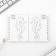 Set: a double notebook with tasks and the pen "excellent study"
