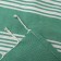 Towel Peshtemal Lovelife Boston, col. Green, 75x170 cm, 80% HL, 20% PE, 190 g/m2