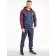 Sports costume men's ise, size 52, dark blue color, burgundy