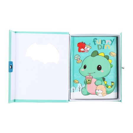 Gift notebook, 45 sheets, line, on a dragon castle (16.3x12.7cm)-8