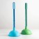 Vantuz with a long handle, d = 14.5 cm, h = 38 cm, color mix