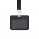 Badge horizontal, external 100 x 80mm, internal 52 x 82mm, tape 42 cm, cat