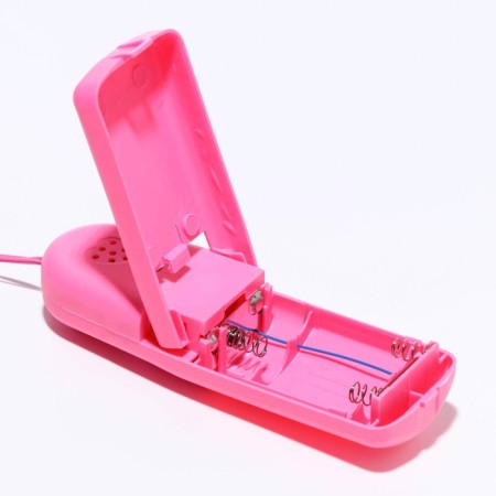 Vibro -tier with a remote control, 14x3.5 cm, pink-1
