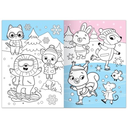 Coloring "Winter", 16 p.-1
