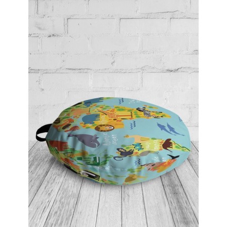 Siddle Pill "Fun Map", Decorative, D = 52 cm-1