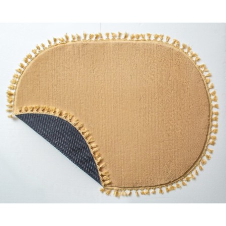 Arya Home Carolina bath mat, size 120x160 cm, brown color-4