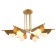 Kernel chandelier, 6x25W G9, color gold