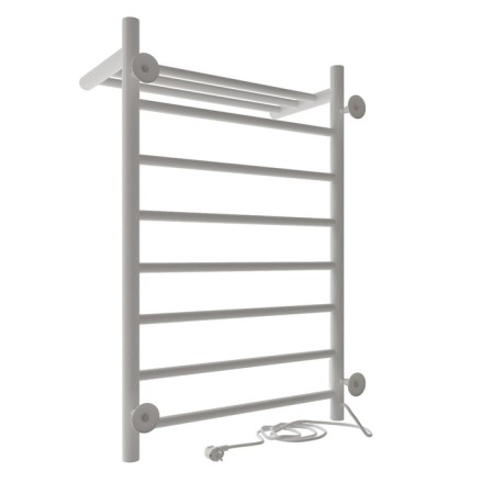 The electric heated towel "Sanprise" Aurora P8, 500x800 mm, left, white-3