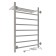 The electric heated towel "Sanprise" Aurora P8, 500x800 mm, left, white