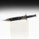 Souvenir sword "Say", a blade with a bend on a scabbard twisted patterns, black/silver, 28cm