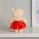 Soft toy "Bear", on a key fob, color mix