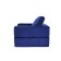 A craft armchair with a banquet "Porter", size 100x100x90 cm, velor, cobalt