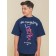T-shirt for boys, height 122 cm, dark blue color